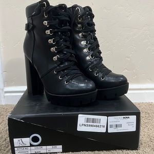 Fashion Nova Size 11 Lace-Up Heels